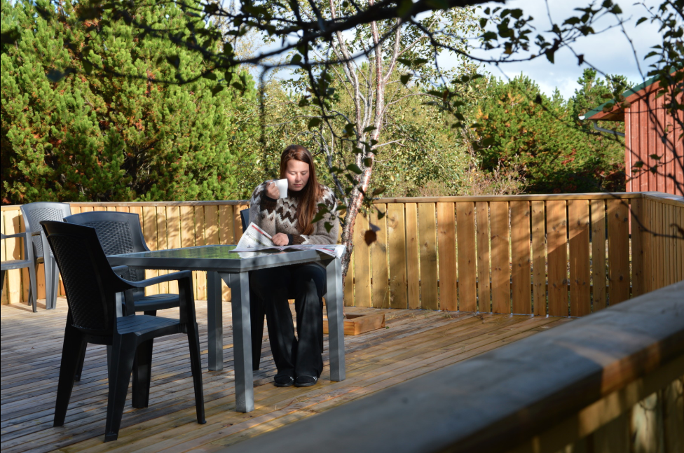 Private geothermal hot tub